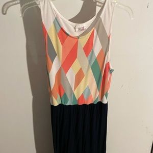Casual, sleeveless, maxi dress